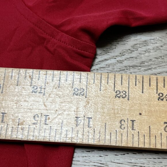 NWT Mantra Polo Shirt Mens Large Red Sleeve Performance Stretch Golf Sport NEW - Picture 9 of 11